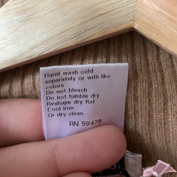 NOTE DI ANITA Merino Wool Made in Italy Plaid Cropped Mock Turtleneck Poncho - Picture 8 of 9